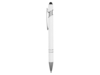 Ручка-стилус металлическая шариковая Sway soft-touch (белый)  (Изображение 3)