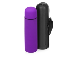 Термос Ямал Soft Touch с чехлом (фиолетовый) 