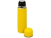 Термос Ямал Soft Touch с чехлом (желтый)  (Изображение 3)