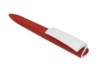 Ручка пластиковая soft-touch шариковая Zorro (красный/белый)  (Изображение 5)