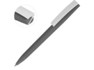 Ручка пластиковая soft-touch шариковая Zorro (серый/белый) 