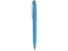 Ручка пластиковая soft-touch шариковая Zorro (голубой/белый)  (Изображение 3)