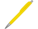 Ручка пластиковая шариковая Gage (серебристый/желтый) 