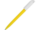 Ручка пластиковая шариковая Миллениум Color BRL (белый/желтый) 