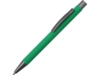 Ручка металлическая soft-touch шариковая Tender (зеленый/серый)  (Изображение 1)