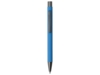 Ручка металлическая soft-touch шариковая Tender (голубой/серый)  (Изображение 2)