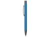 Ручка металлическая soft-touch шариковая Tender (голубой/серый)  (Изображение 3)