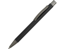 Ручка металлическая soft-touch шариковая Tender (черный/серый) 