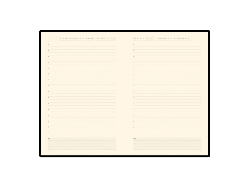 Ежедневник недатированный А5 Monaco (серый/оранжевый)  (Изображение 2)