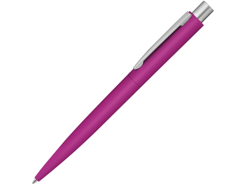 Ручка шариковая металлическая Lumos Gum soft-touch (розовый)  (Изображение 1)