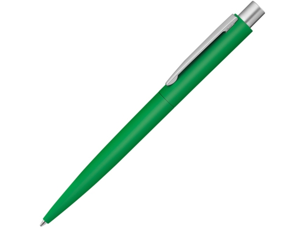 Ручка шариковая металлическая Lumos Gum soft-touch (зеленый) 