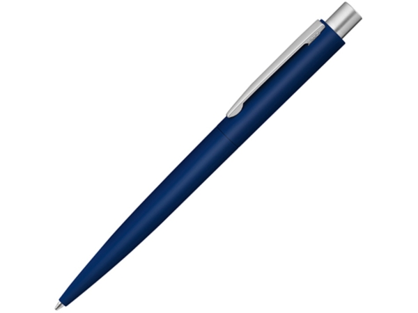 Ручка шариковая металлическая Lumos Gum soft-touch (темно-синий) 
