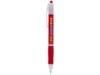 Ручка пластиковая шариковая Trim (красный/белый)  (Изображение 2)