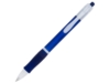Ручка пластиковая шариковая Trim (синий/белый)  (Изображение 1)