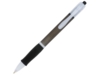 Ручка пластиковая шариковая Trim (черный/белый)  (Изображение 1)