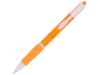 Ручка пластиковая шариковая Trim (оранжевый/белый)  (Изображение 1)