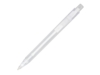 Ручка пластиковая шариковая Calypso перламутровая (белый)  (Изображение 1)