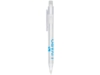 Ручка пластиковая шариковая Calypso перламутровая (белый)  (Изображение 2)
