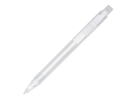 Ручка пластиковая шариковая Calypso перламутровая (белый) 