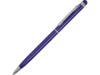 Ручка-стилус металлическая шариковая Jucy (темно-синий)  (Изображение 1)