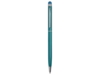 Ручка-стилус металлическая шариковая Jucy (бирюзовый)  (Изображение 2)