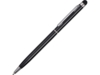 Ручка-стилус металлическая шариковая Jucy (черный)  (Изображение 1)