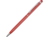 Ручка-стилус металлическая шариковая Jucy (красный)  (Изображение 1)
