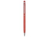 Ручка-стилус металлическая шариковая Jucy (красный)  (Изображение 2)