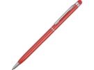 Ручка-стилус металлическая шариковая Jucy (красный) 