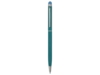 Ручка-стилус металлическая шариковая Jucy Soft soft-touch (бирюзовый)  (Изображение 2)