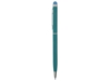 Ручка-стилус металлическая шариковая Jucy Soft soft-touch (бирюзовый)  (Изображение 3)