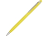 Ручка-стилус металлическая шариковая Jucy Soft soft-touch (желтый)  (Изображение 1)