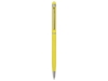 Ручка-стилус металлическая шариковая Jucy Soft soft-touch (желтый)  (Изображение 2)