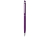 Ручка-стилус металлическая шариковая Jucy Soft soft-touch (фиолетовый)  (Изображение 2)
