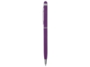 Ручка-стилус металлическая шариковая Jucy Soft soft-touch (фиолетовый)  (Изображение 3)