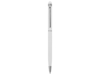 Ручка-стилус металлическая шариковая Jucy Soft soft-touch (белый)  (Изображение 2)