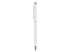 Ручка-стилус металлическая шариковая Jucy Soft soft-touch (белый)  (Изображение 3)