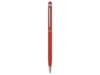 Ручка-стилус металлическая шариковая Jucy Soft soft-touch (красный)  (Изображение 2)