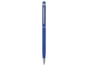 Ручка-стилус металлическая шариковая Jucy Soft soft-touch (синий)  (Изображение 2)