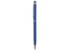 Ручка-стилус металлическая шариковая Jucy Soft soft-touch (синий)  (Изображение 3)