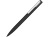 Ручка пластиковая шариковая Bon soft-touch (черный)  (Изображение 1)