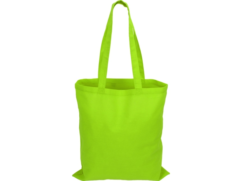Сумка из хлопка Carryme 140, 140 г/м2 (зеленое яблоко)  (Изображение 3)