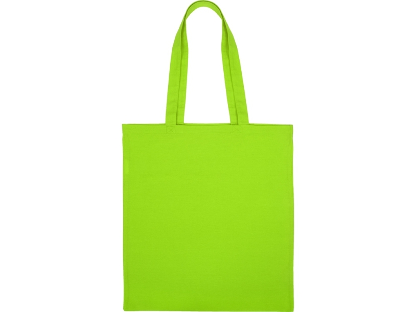 Сумка из хлопка Carryme 140, 140 г/м2 (зеленое яблоко)  (Изображение 4)