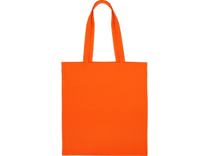 Сумка из хлопка Carryme 140, 140 г/м2 (оранжевый)  (Изображение 4)