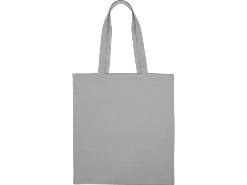 Сумка из хлопка Carryme 140, 140 г/м2 (серый)  (Изображение 4)