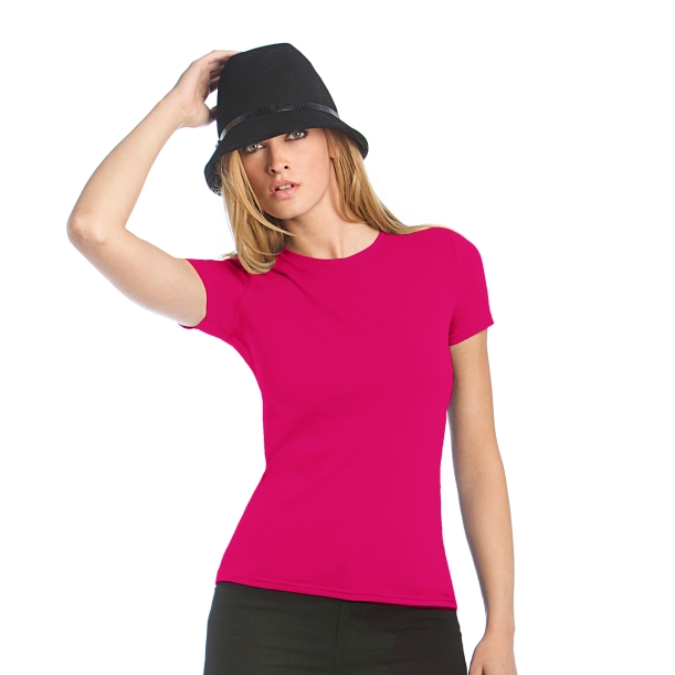 Футболка женская  Women-only (фуксия) XL (Изображение 2)