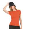 Футболка женская  Women-only (коралловый) XS (Изображение 2)