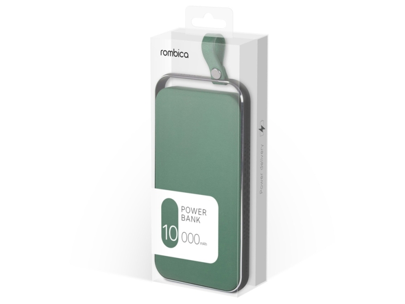 Внешний аккумулятор NEO Electron, 10000 mAh (зеленый)  (Изображение 5)