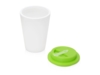 Пластиковый стакан с двойными стенками Take away (зеленое яблоко/белый)  (Изображение 2)
