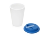Пластиковый стакан с двойными стенками Take away (голубой/белый)  (Изображение 2)